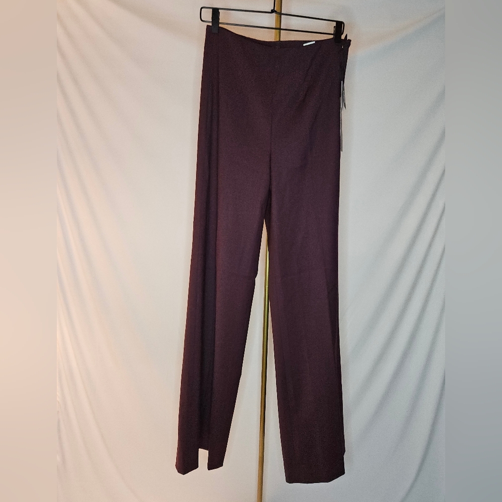 Carlisle Collection Purple Wide Leg Trousers - 4